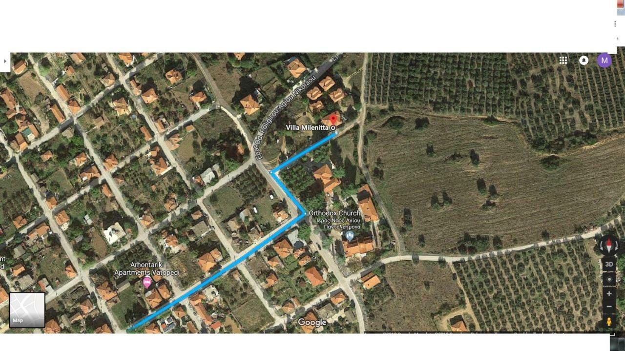Villa Milenitta Vatopedi Екстер'єр фото